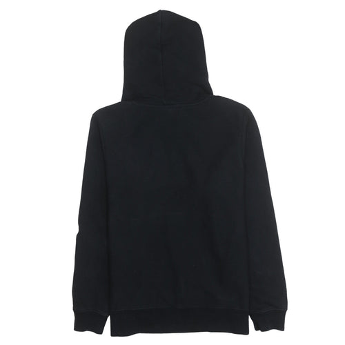 Champion Men’s Black Pullover Hoodie Small Logo Fleece Sweatshirt
