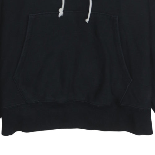 Champion Men’s Black Pullover Hoodie Small Logo Fleece Sweatshirt