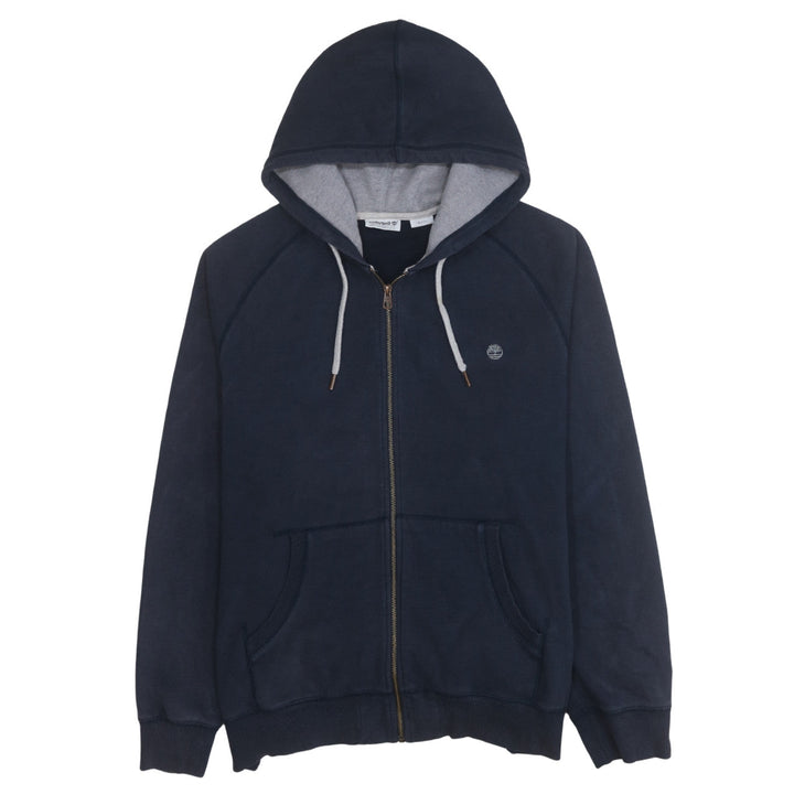 Timberland Men's Blue XL Full Zip Hoodie Fleece Jacket