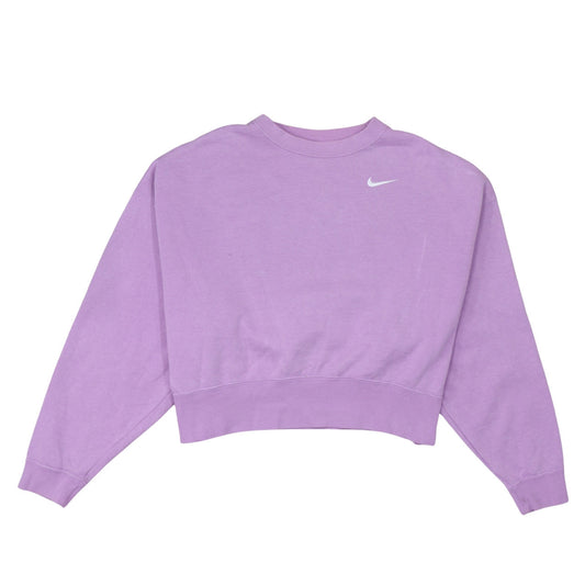 Nike Womens Purple XS Crew Neck Pullover Sweatshirt