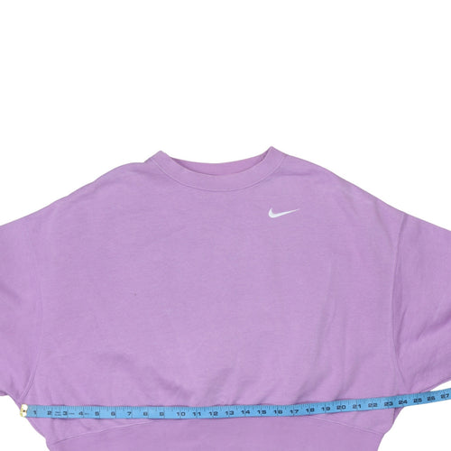 Nike Womens Purple XS Crew Neck Pullover Sweatshirt