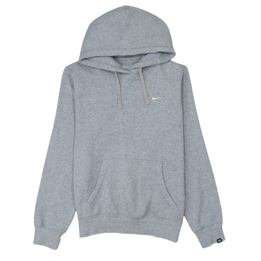 Nike Women's Grey Pullover Hoodie Size L Cotton Blend Fleece