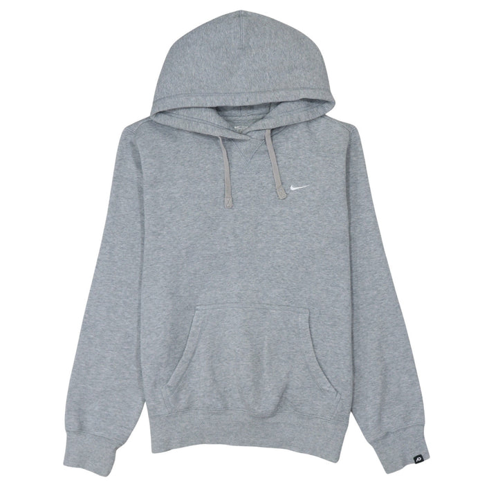 Nike Women's Grey Pullover Hoodie Size L Cotton Blend Fleece