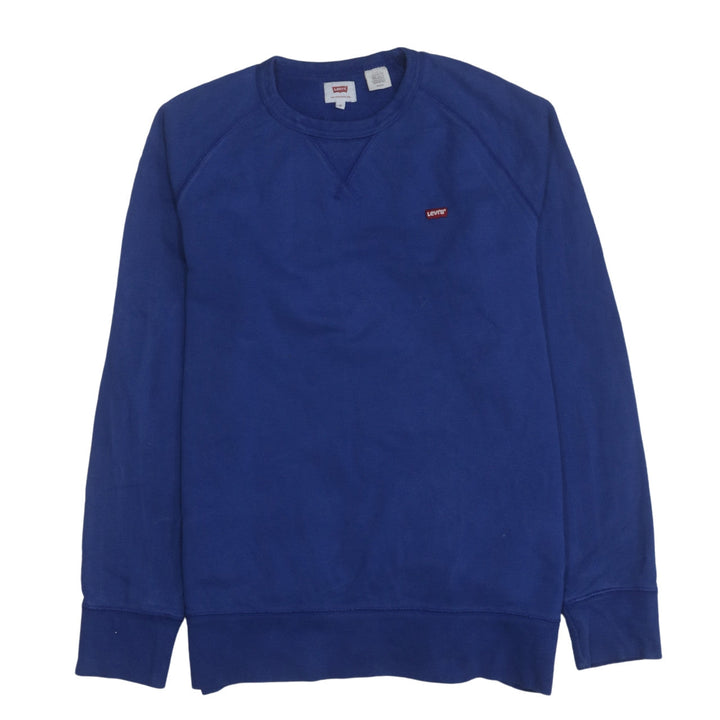 Levi's Men's Blue Pullover Sweatshirt Size S Crew Neck Fleece
