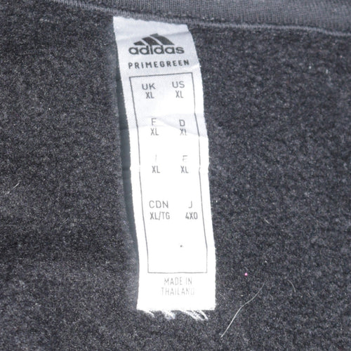 Adidas Men’s Black XL Pullover Hoodie Rugby Sports Top