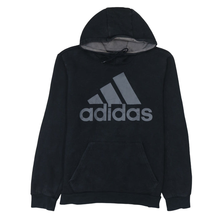adidas Mens Black Pullover Hoodie Size M Sports Fleece