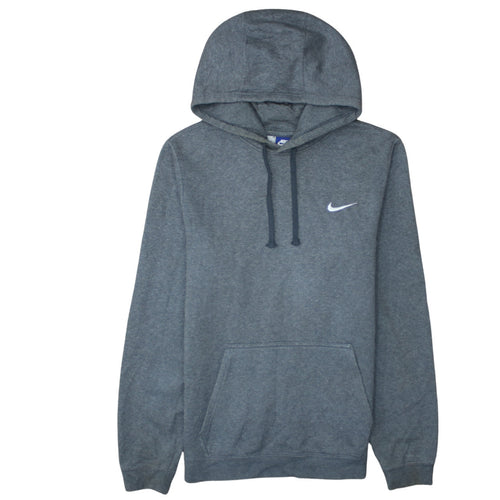Nike Men's Grey Pullover Hoodie Small Regular Fit Sportswear