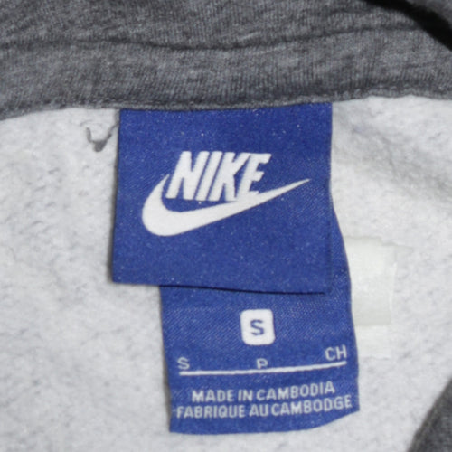 Nike Men's Grey Pullover Hoodie Small Regular Fit Sportswear