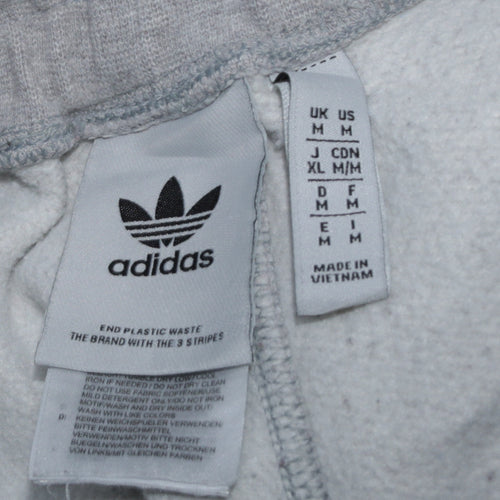 Adidas Men's Grey Jogger Sweatpants M Regular Fit Casual Sportswear