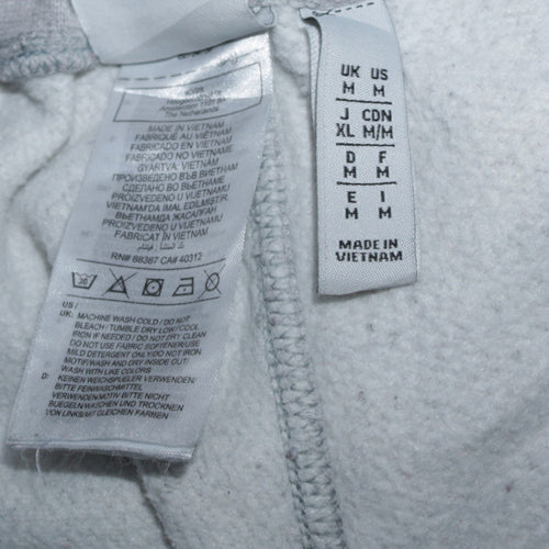 Adidas Men's Grey Jogger Sweatpants M Regular Fit Casual Sportswear