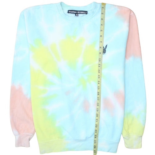 Playboy x Missguided Women's Multicoloured Tie Dye Pullover Sweatshirt Medium