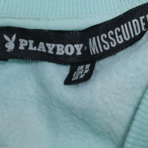 Playboy x Missguided Women's Multicoloured Tie Dye Pullover Sweatshirt Medium