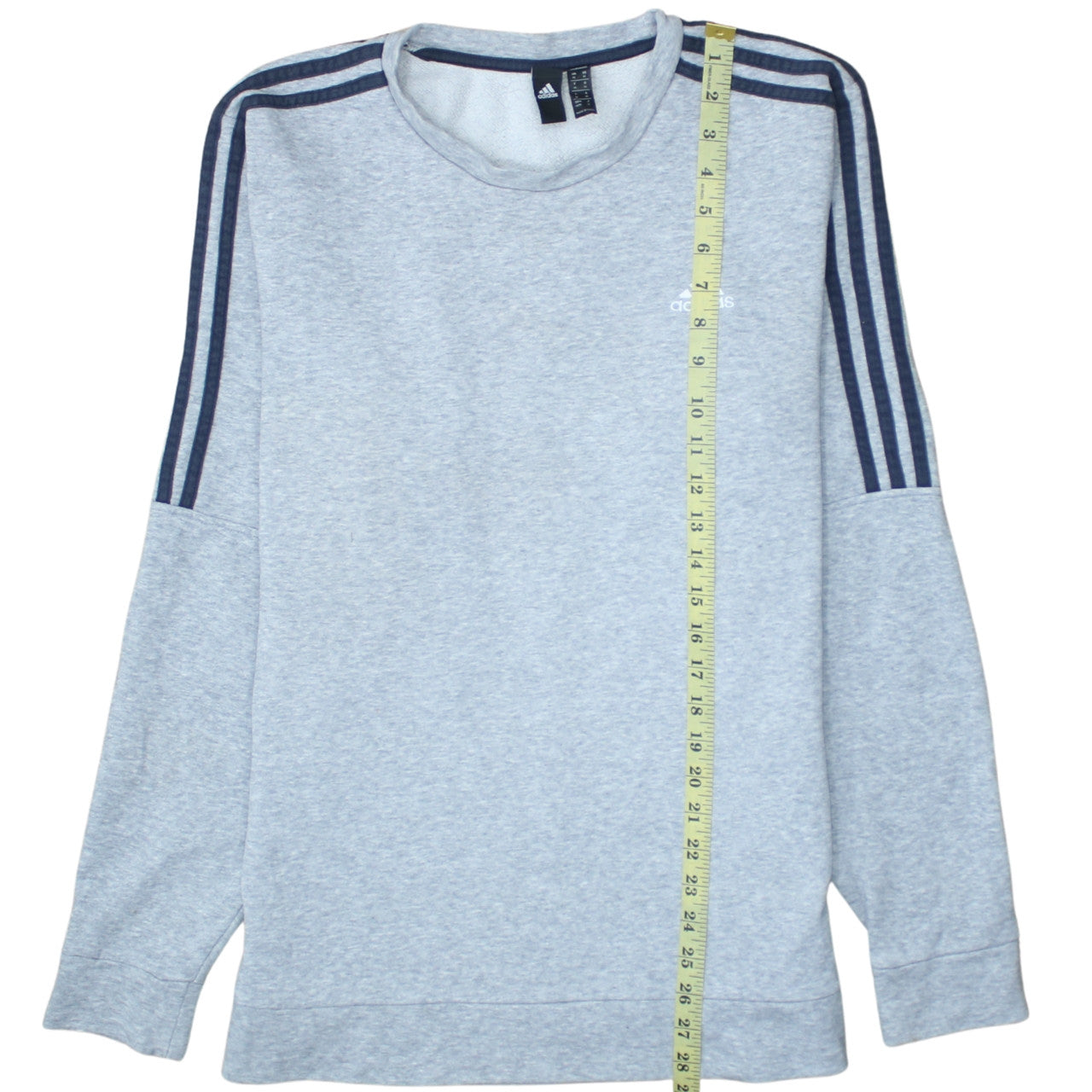 Adidas Men's Grey Crew Neck Pullover Sweatshirt Medium