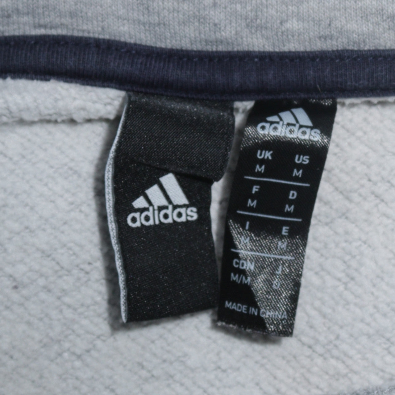 Adidas Men's Grey Crew Neck Pullover Sweatshirt Medium