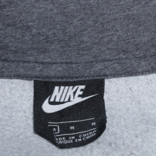 Nike Men's Grey Full Zip Fleece Hoodie Size M Sportswear
