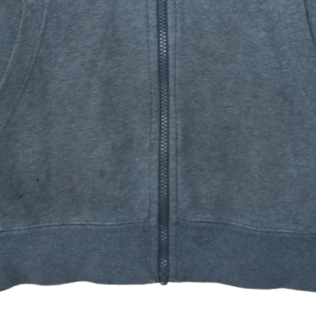 Nike Men's Grey Full Zip Fleece Hoodie Size M Sportswear