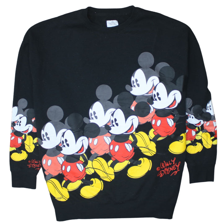 Disney Mickey Mouse Unisex Black Pullover Sweatshirt Size S