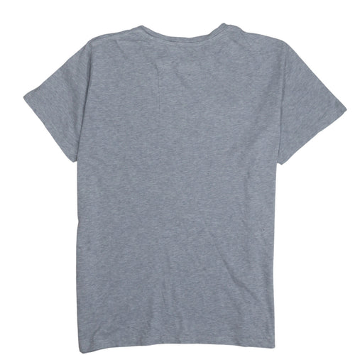 Levi's Men's Grey Graphic Logo Crew Neck Cotton T-Shirt L