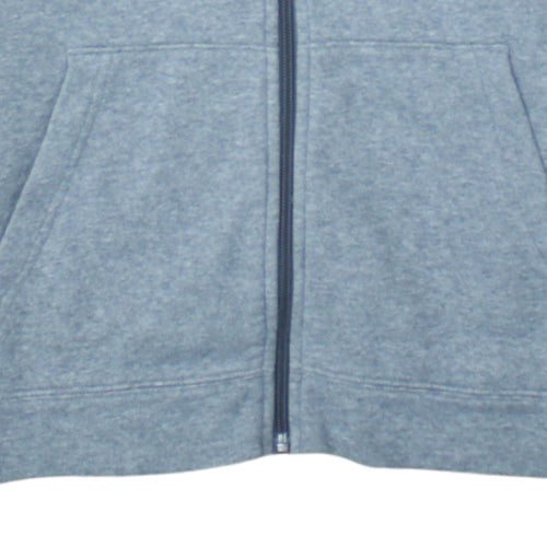 Nike Boys Grey Full Zip Hoodie XL 158-170cm Classic Fleece Sweatshirt