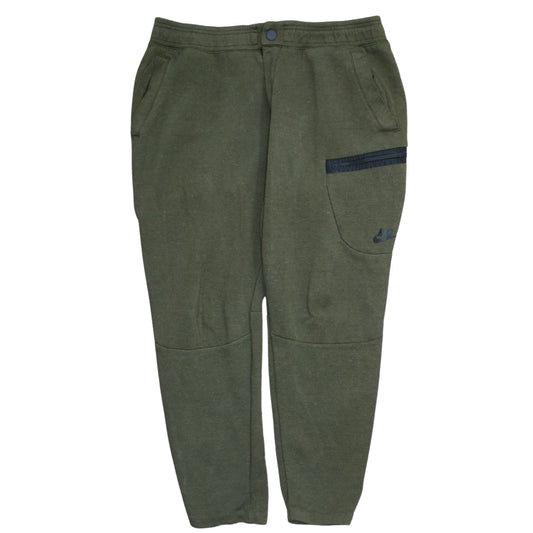 Nike Men's Green XL Jogger Trousers with Zip Pocket