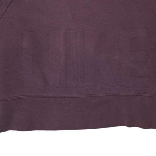 Nike Women’s Burgundy Dri-Fit Pullover Sweatshirt Size S Crew Neck