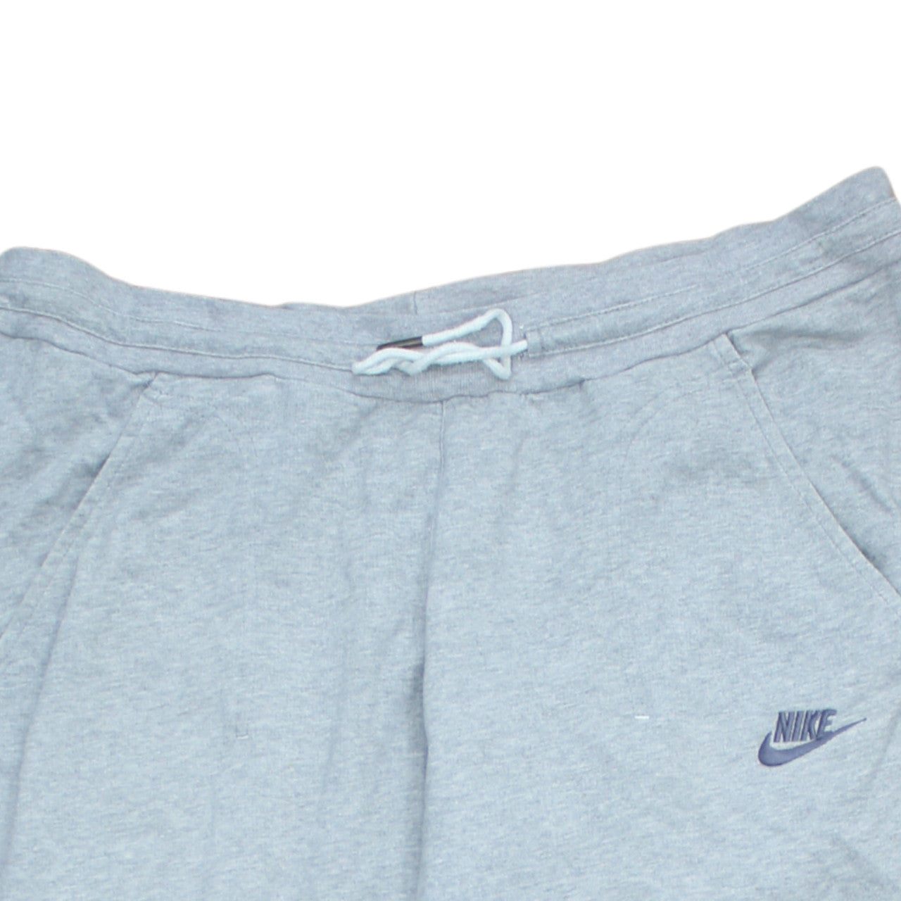 Nike Womens Grey L Sweatpants Tapered Fleece Casual Trousers