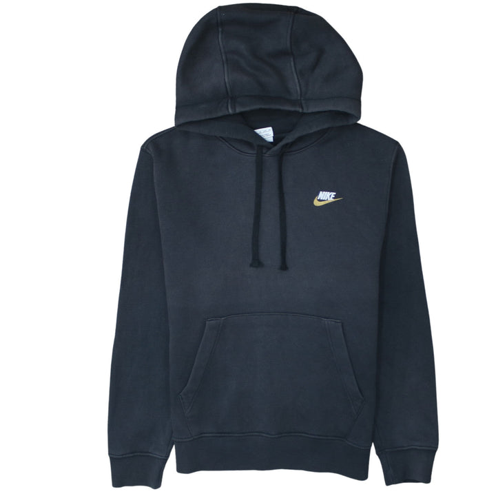 Nike Women Black XS Pullover Hoodie with Logo and Pockets