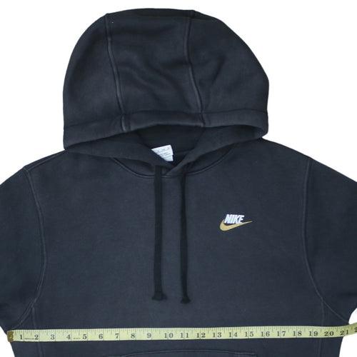 Nike Women Black XS Pullover Hoodie with Logo and Pockets