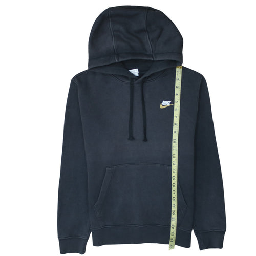 Nike Women Black XS Pullover Hoodie with Logo and Pockets