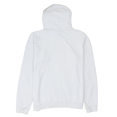 Nike Women’s White Hoodie Large Graphic Print Pullover Cotton Blend