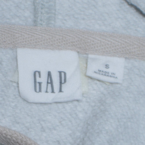 GAP Women's Grey Small Pullover Hoodie Sweatshirt with Logo