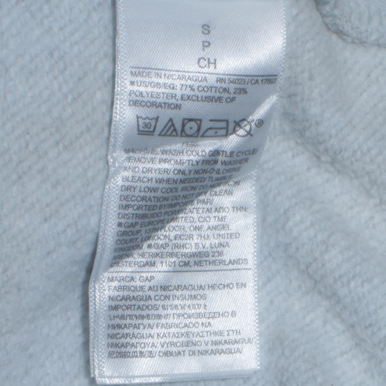GAP Women's Grey Small Pullover Hoodie Sweatshirt with Logo
