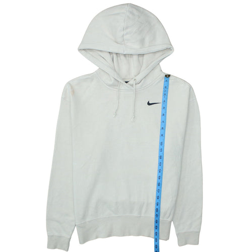 Nike Women’s White XS Pullover Hoodie Cotton Blend Sweatshirt