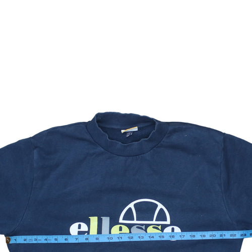 Ellesse Men's Blue XL Pullover Logo Sweatshirt Regular Fit