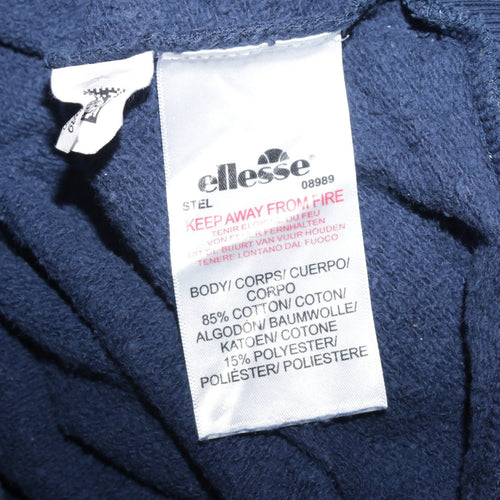 Ellesse Men's Blue XL Pullover Logo Sweatshirt Regular Fit
