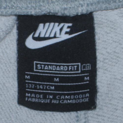 Nike Boys Grey Jogger Sweatpants M 137-147cm Elastic Waist Pockets