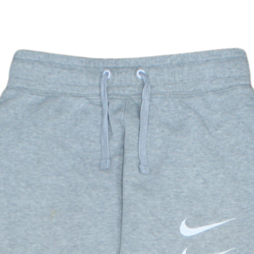 Nike Boys Grey Jogger Sweatpants M 137-147cm Elastic Waist Pockets