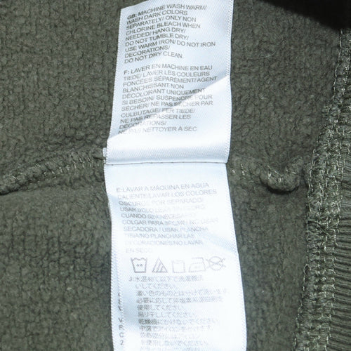The North Face Men's Green Pullover Hoodie Size M Outdoor Fleece