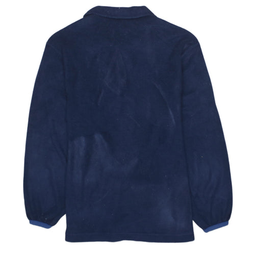 Fila Men's Blue Fleece 1/4 Zip Pullover Sweatshirt M