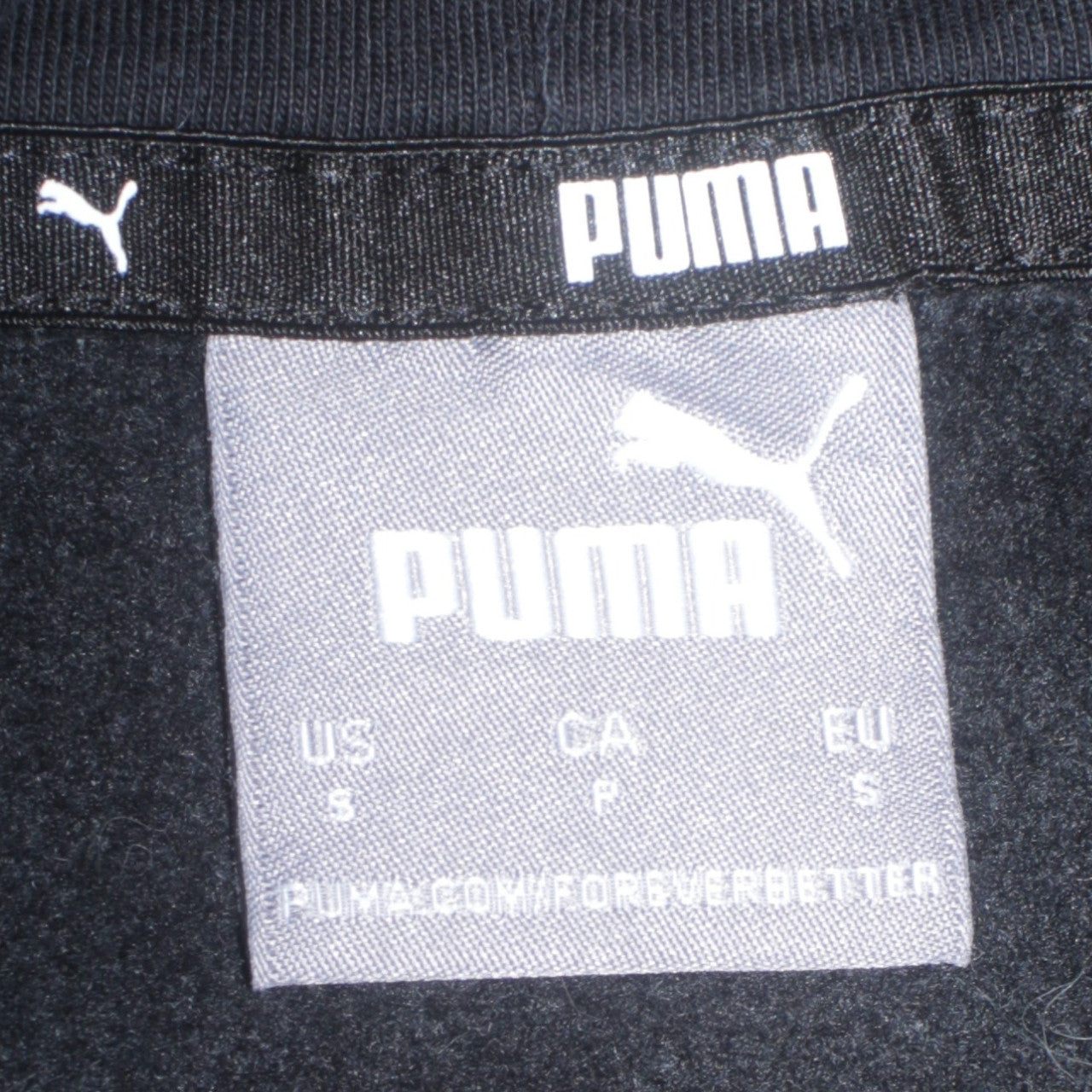 Puma Men’s Black Yellow White Colour Block Pullover Hoodie Small