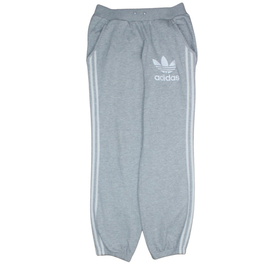 Adidas Men's Grey Regular Fit Logo Sweatpants Size S