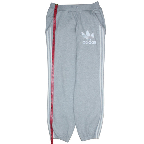 Adidas Men's Grey Regular Fit Logo Sweatpants Size S