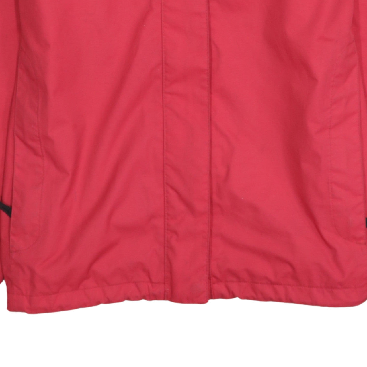 Jack Wolfskin Women's Red Waterproof Hooded Rain Jacket Size 14/16
