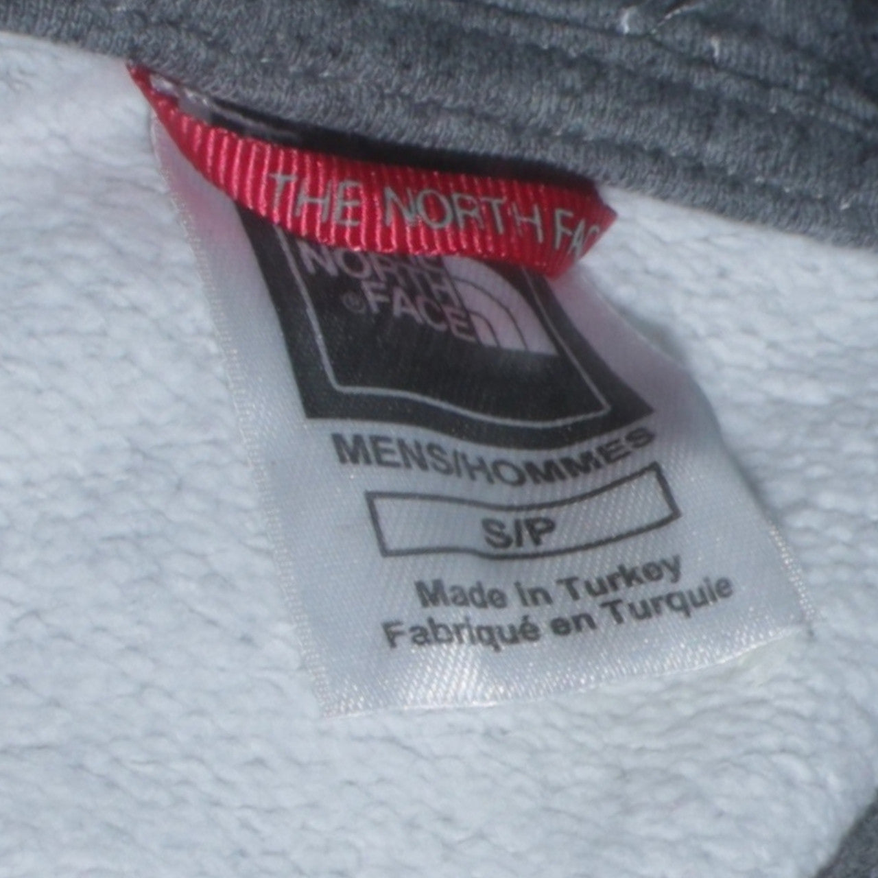 The North Face Men's Grey Pullover Hoodie S Regular Fit Outdoor