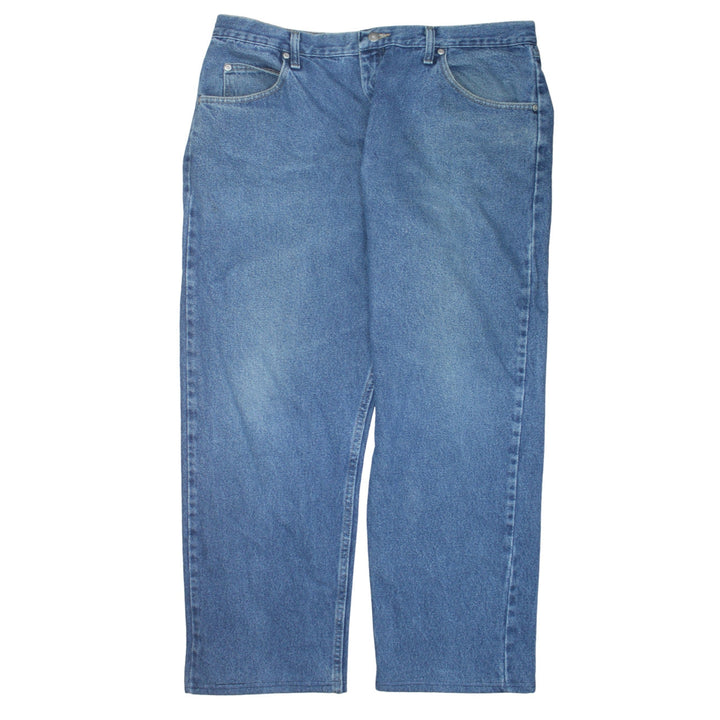Wrangler Men's Blue Relaxed Fit Straight Leg Denim Jeans 40x30