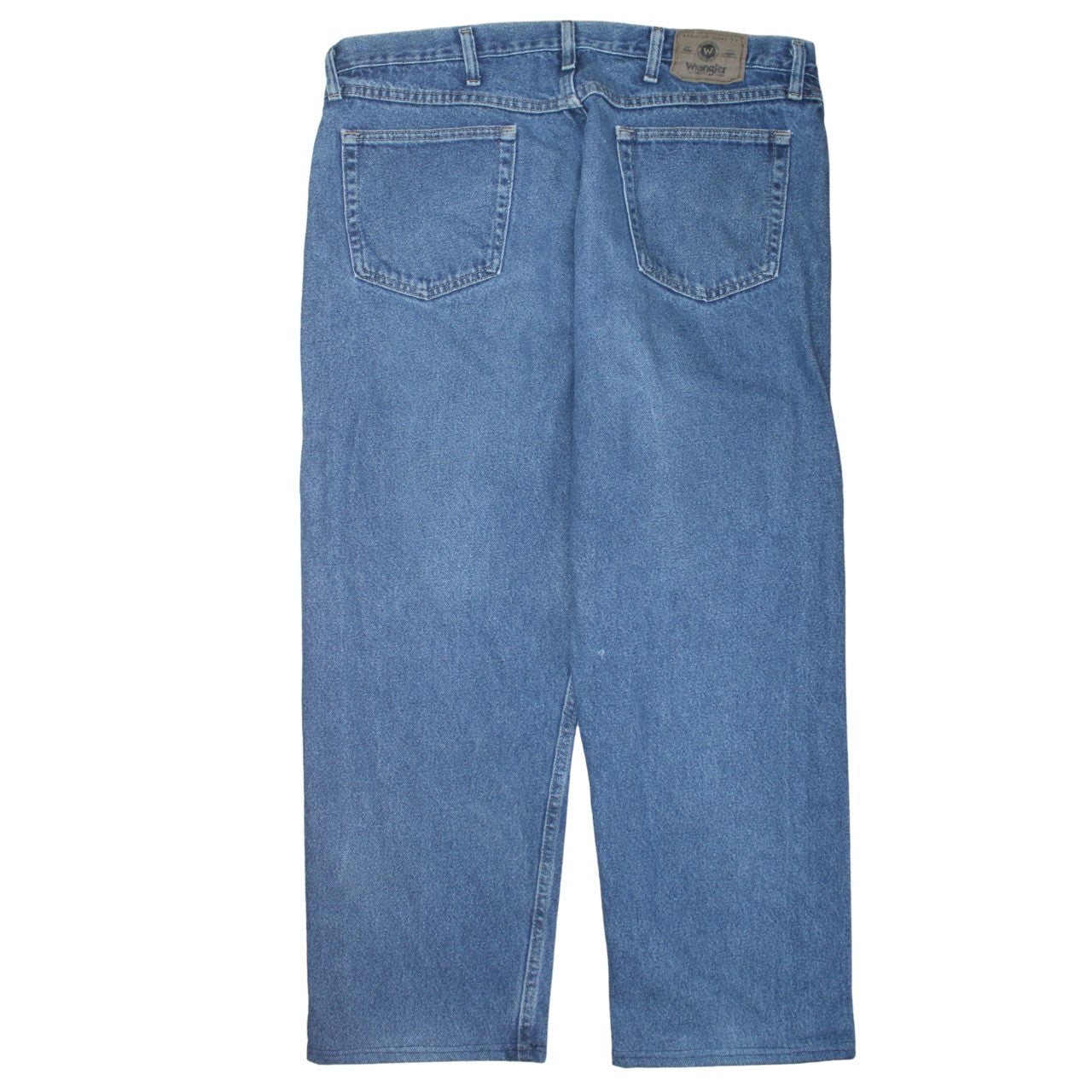 Wrangler Men's Blue Relaxed Fit Straight Leg Denim Jeans 40x30