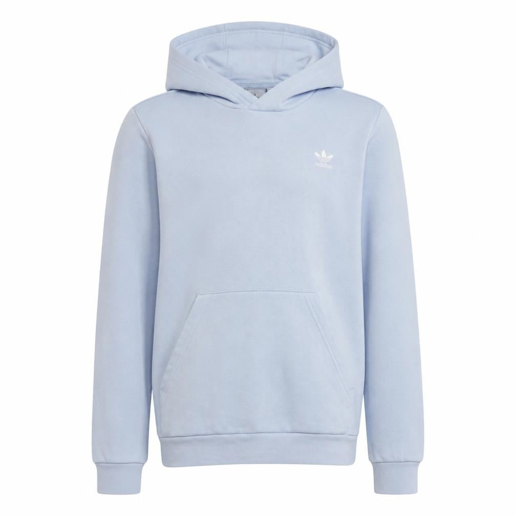 Adidas Girls Blue Pullover Hoodie Size 13-14 Years Logo Sweatshirt