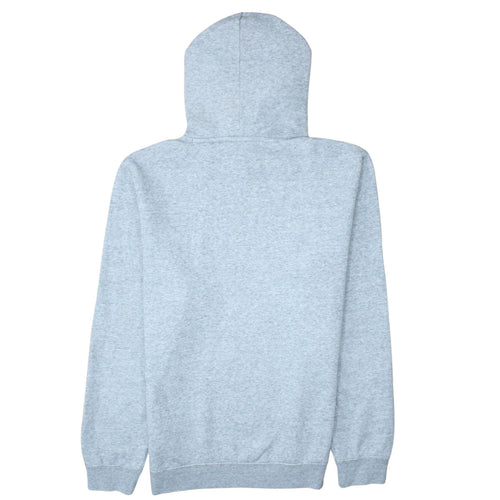 Champion Men Grey Pullover Hoodie L Regular Fleece Sports Logo
