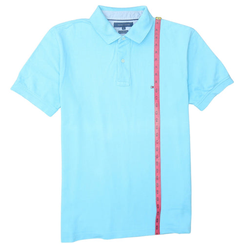 Tommy Hilfiger Men’s Blue Cotton Polo Shirt XL Classic Fit