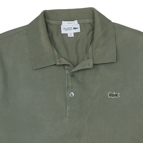 Lacoste Sport Men's Green Slim Fit Polo Shirt XL